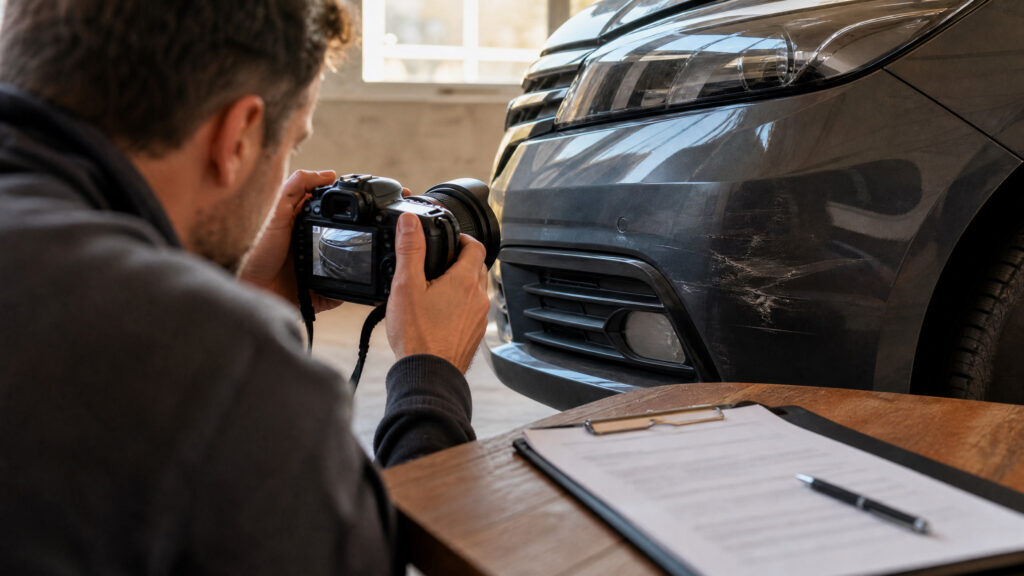 Professionelle Kfz-Begutachtung und Fahrzeugprüfung für Kurzgutachten Berlin | Schnelle Einschätzung bei Kleinschäden.