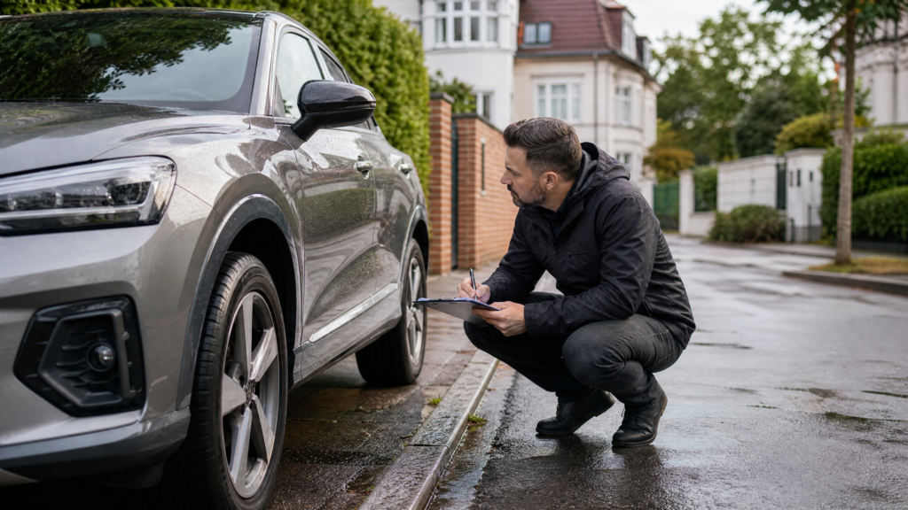 Professionelle Kfz-Begutachtung und Fahrzeugprüfung für Kfz Gutachter Berlin Zehlendorf.